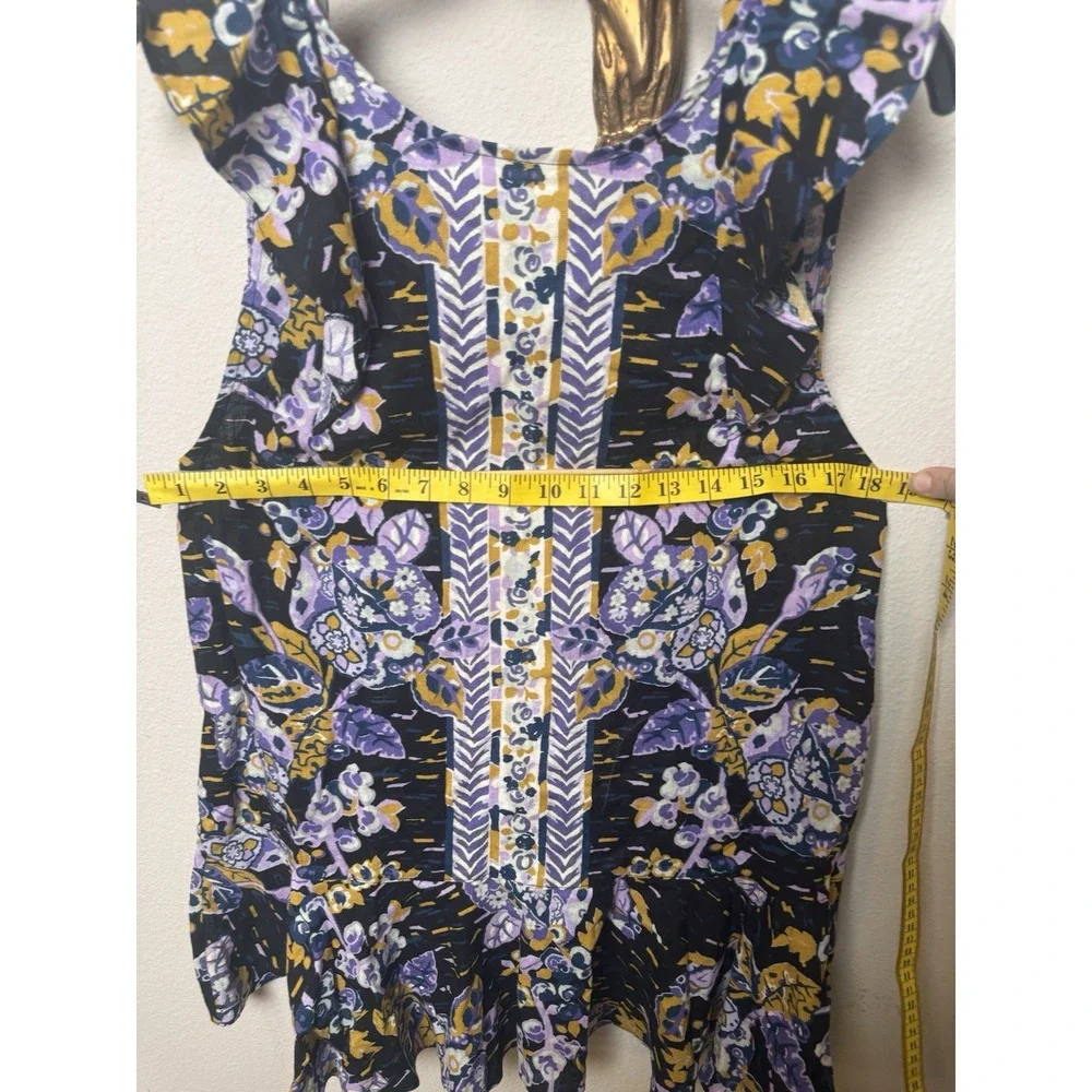 Free People Summer In Tulum Linen Blend Tunic‎ Size S NWT